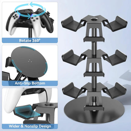 Oivo Universal Desk Stand For Controllers, Headset & Accessories - 3 Tiers