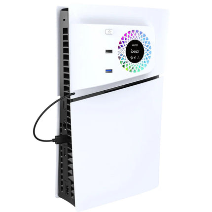 iPega RGB Cooling Fan with 2 USB Ports for PS5 Slim (PG-P5S019)