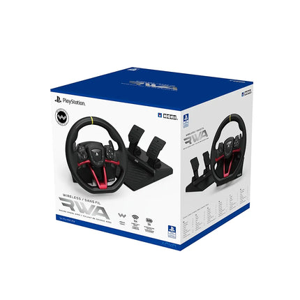 HORI Wireless Racing Wheel Apex – Rechargeable Steering Wheel for PS5, PS4 & Windows