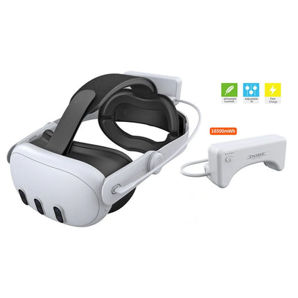 DOBE Adjustable Head Strap &amp; Rechargeable Battery for Meta Quest 3 / Meta Quest 3S (TY-3878)