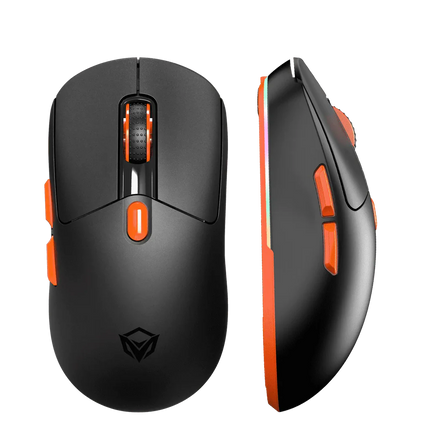 Meetion GW38 Wireless Tri-Mode Mouse with Magnetic Charging Dock Black