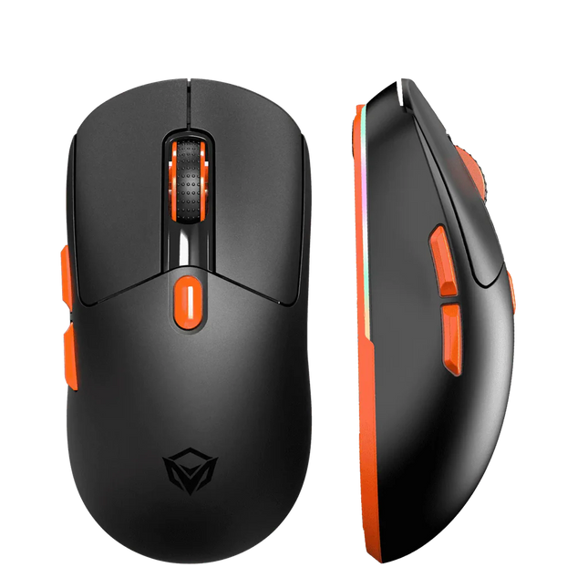 Meetion GW38 Wireless Tri-Mode Mouse with Magnetic Charging Dock Black