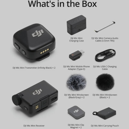 DJI Mic Mini(2 TX+1RX + Charging Case)