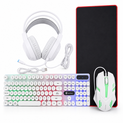 PANTSAN RGB Gaming Starter Kit – 4-Piece Gaming Set White