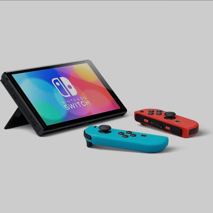 Nintendo Switch OLED Model Console - Neon Red & Neon Blue