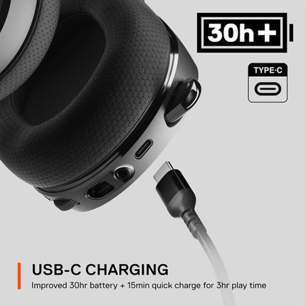 SteelSeries Arctis 7+ Wireless Gaming Headset – Black OB