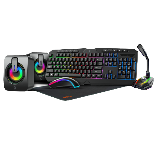 Porodo 5 in 1 Ultimate Gaming Kit PDX215-BK
