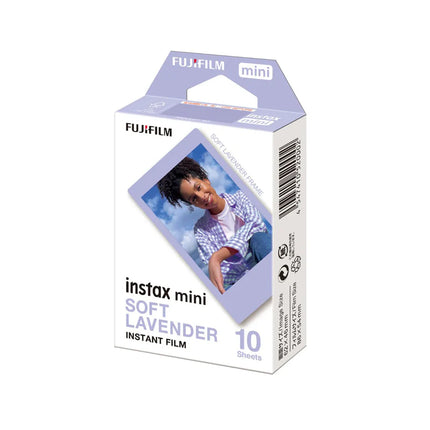 Fujifilm Instax Mini Film – Soft Lavender, 10 Shots, 1 Pack