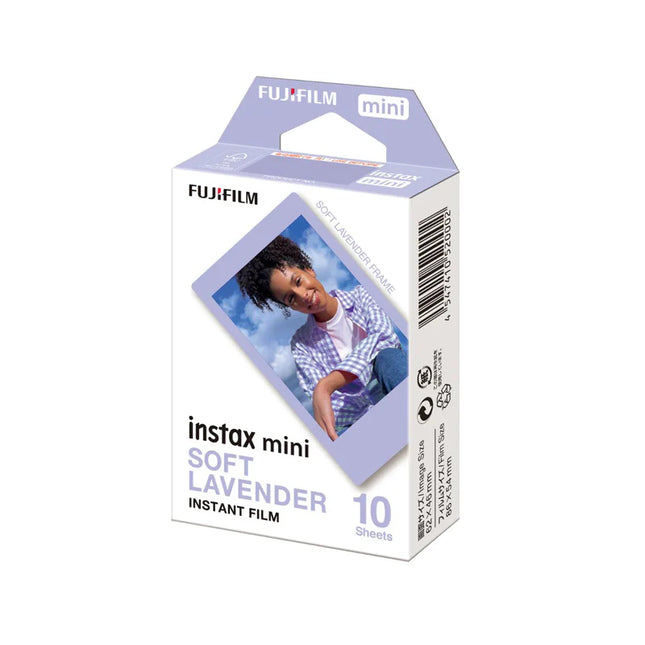 Fujifilm Instax Mini Film – Soft Lavender, 10 Shots, 1 Pack