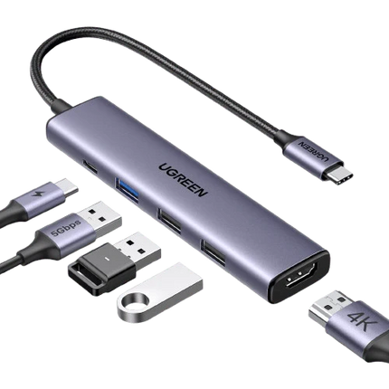 UGREEN Multifunctional 5-in-1 USB-C Hub HDMI 4K