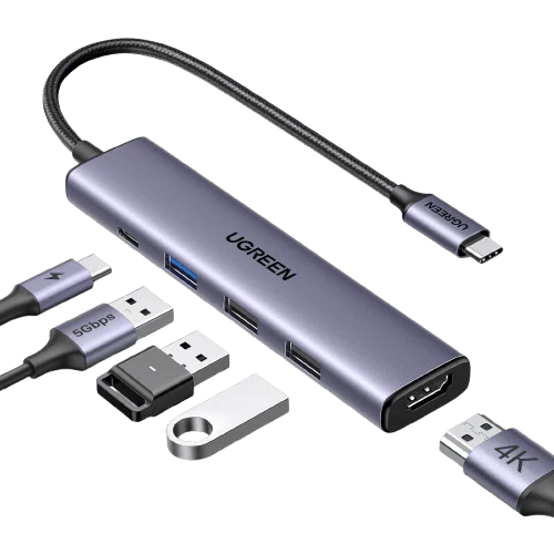 UGREEN Multifunctional 5-in-1 USB-C Hub HDMI 4K