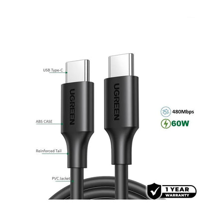 UGREEN USB-C to USB-C PD60W Fast Charge Cable