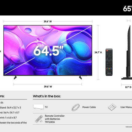 65 INCH Samsung   QLED   Q6F   4K   Smart   TV   (2025)